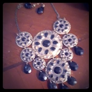 Necklace and earrings